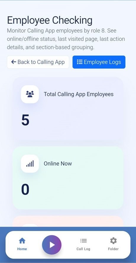 VamaTech app: employee activity monitoring